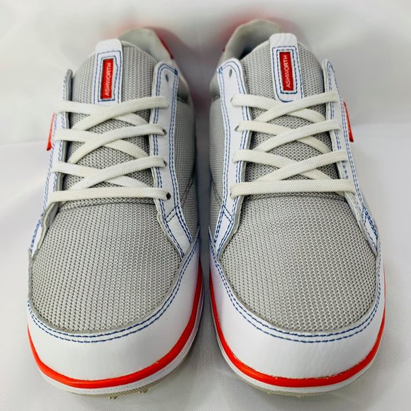 Ashworth Women's Cardiff ADC Golf Shoes Size 6.5 White Gray Orange Sneakers - Picture 2 of 8